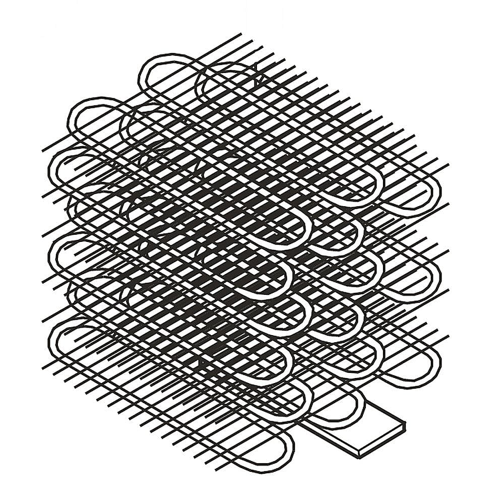 Part #acg73766707, Refrigerator Condenser Assembly / 17.00 x 13.67 x 20.00