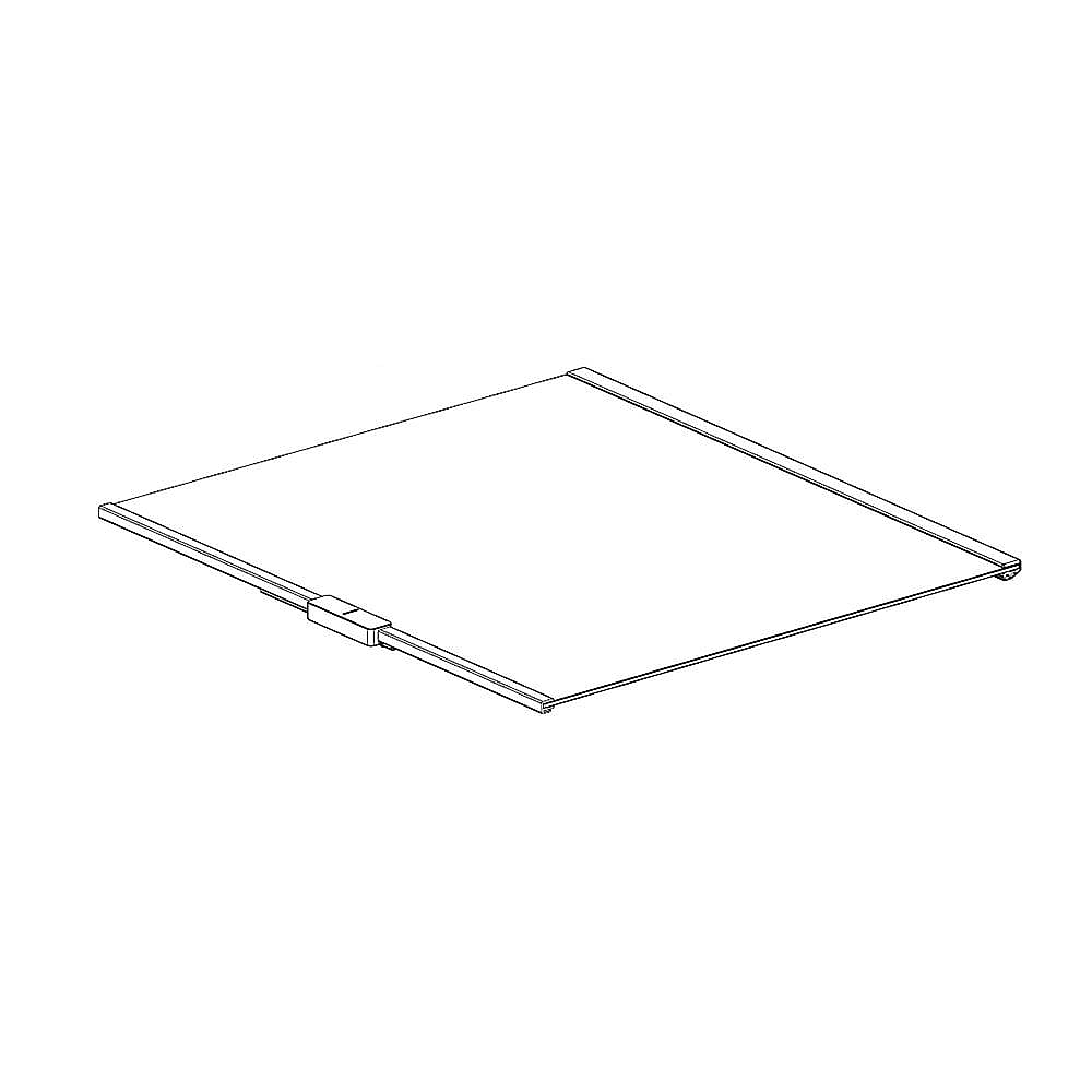 Refrigerator Crisper Drawer Cover Assembly, Lower