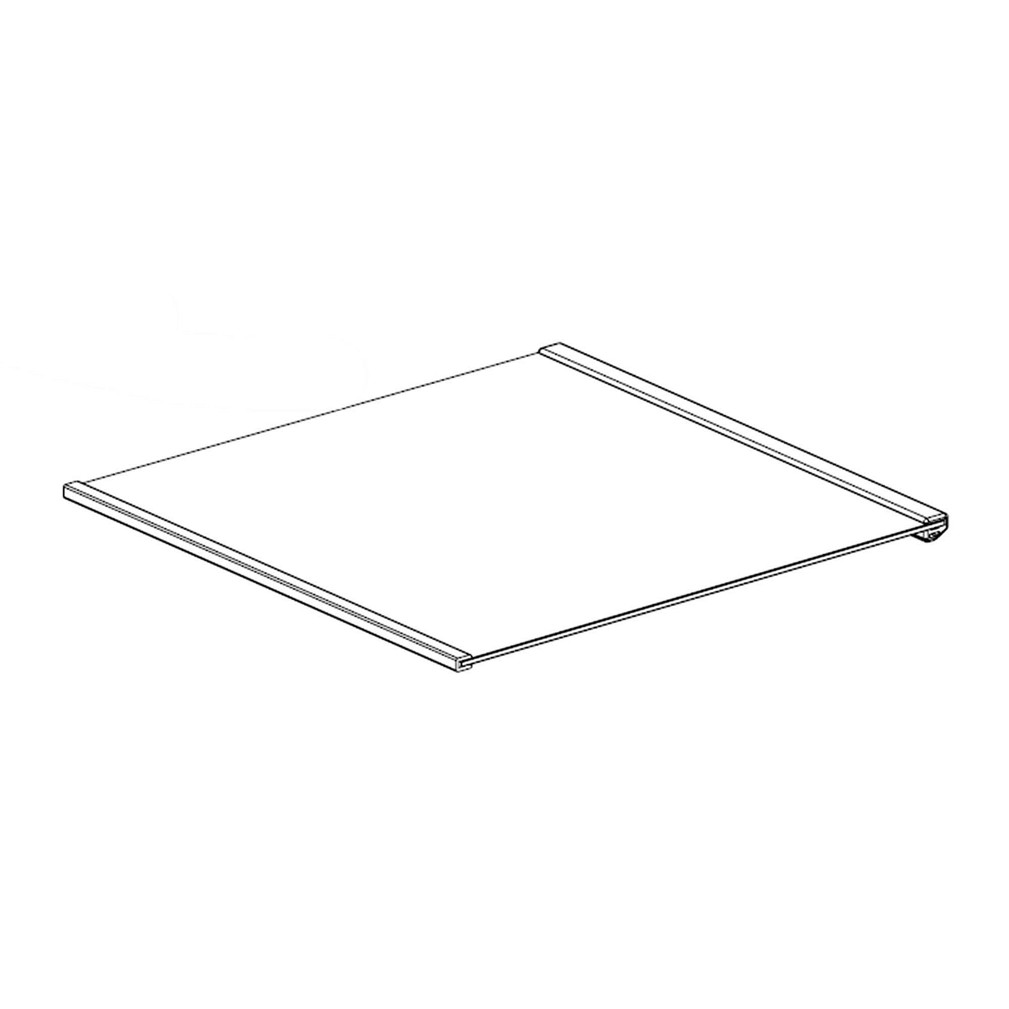 Part #acq30341210, Refrigerator Crisper Drawer Cover Assembly, Lower