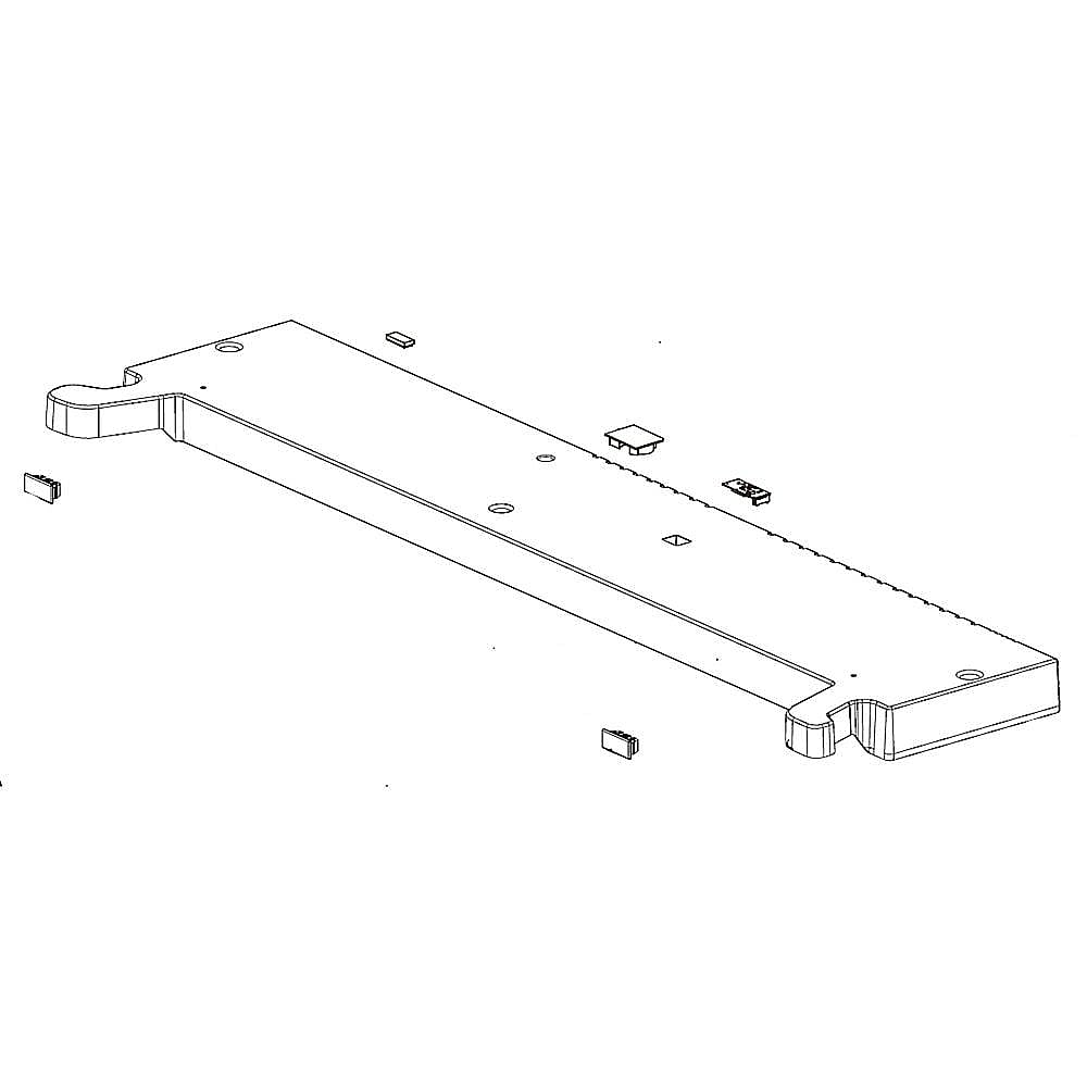 Photo of GE Part #acq30342806, Cover Assembly, hin from Repair Parts Direct