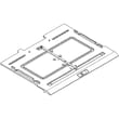 Refrigerator Pantry Drawer Cover Assembly for Kenmore Elite 79572122210 - Part ACQ74914607