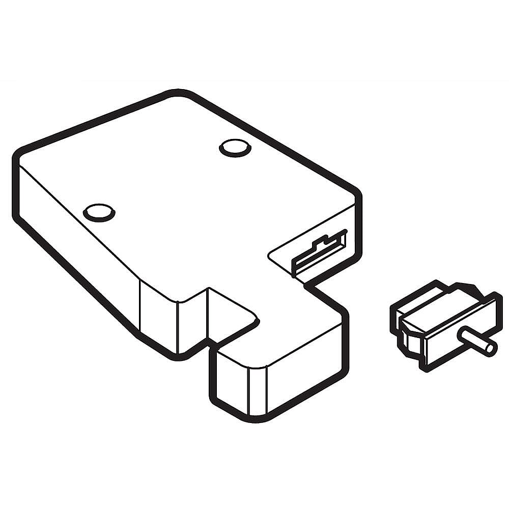 Refrigerator Freezer Door Hinge Cover, Upper