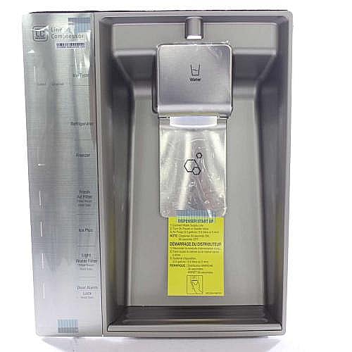 Photo of GE Part #acq85430248, Refrigerator Display Cover Assembly from Repair Parts Direct