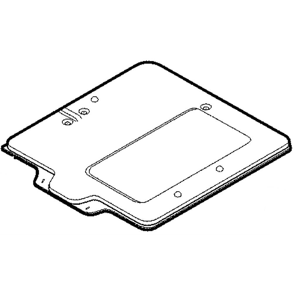 Photo of GE Part #acq85612405, Refrigerator Pcb Cover Assembly from Repair Parts Direct
