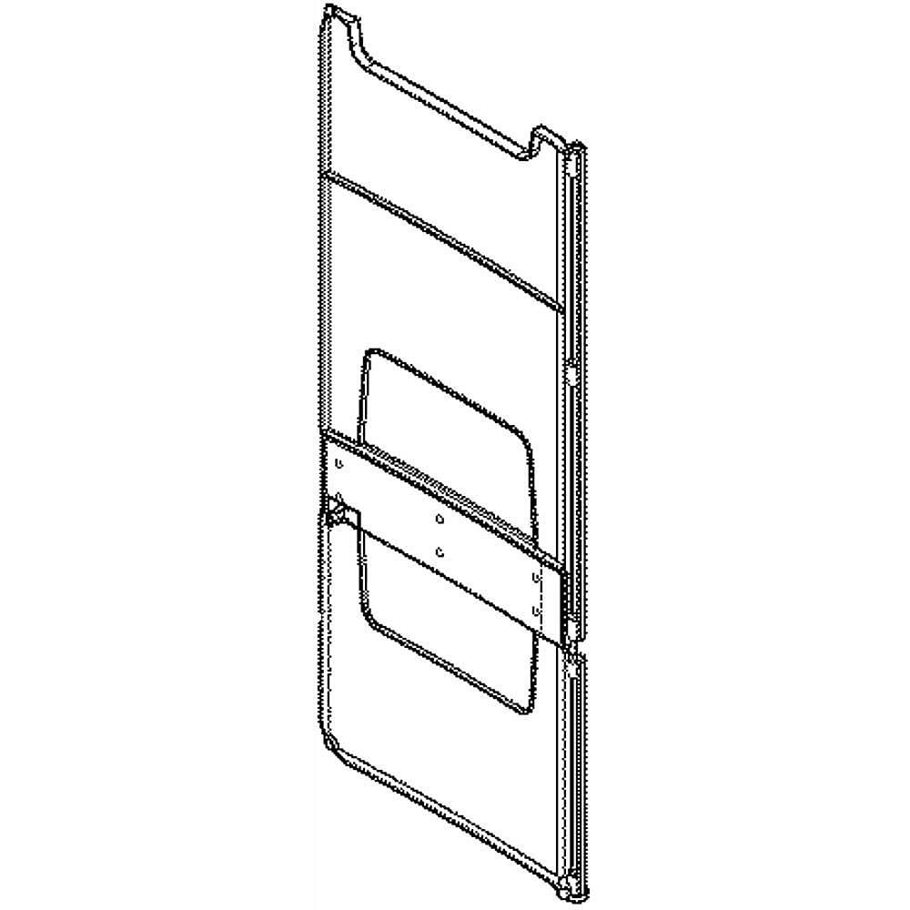 Part #acq85723606, Refrigerator Convenience Door Case Cover