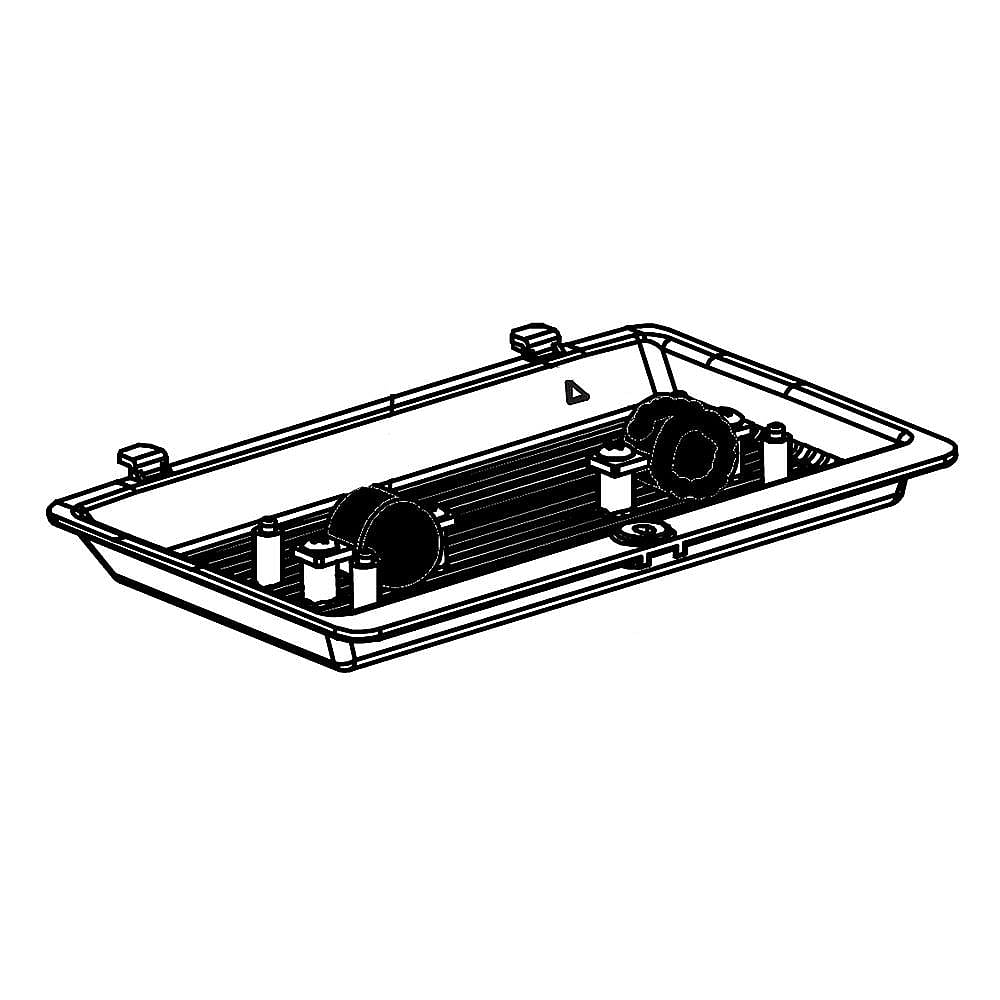 Part #acq85808201, Refrigerator Light Cover (Replaces Acq33751008)