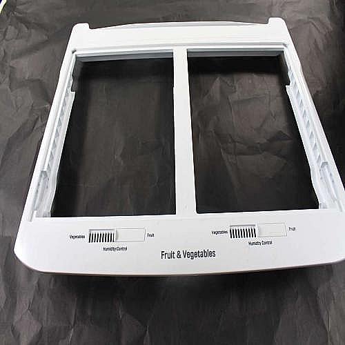 Part #acq85956603, Lg Refrigerator Crisper Drawer Cover Frame