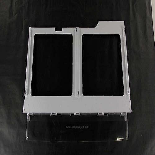Part #acq86124802, Kenmore Refrigerator Pantry Drawer Cover Frame And Door Assembly / 34.00 x 20.00 x 7.00