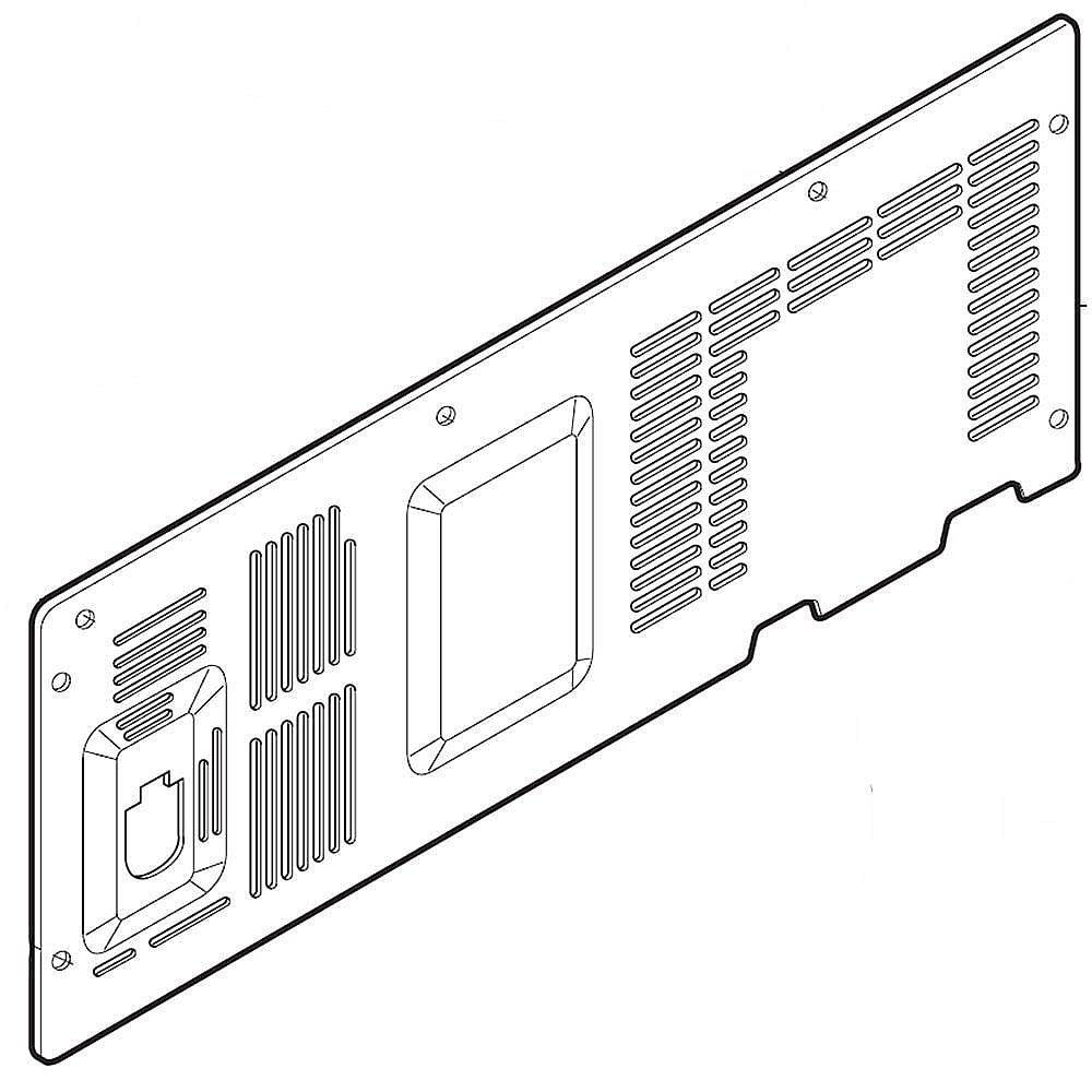 Part #acq86284806, Refrigerator Rear Cover / 38.92 x 19.92 x 9.50