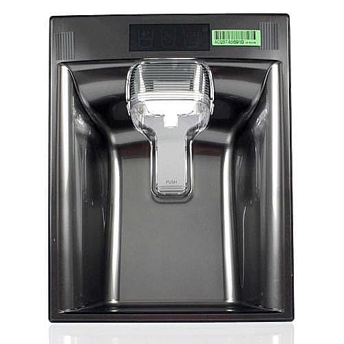 Part #acq87466910, Refrigerator Dispenser Control Panel Assembly / 17.00 x 14.25 x 18.63