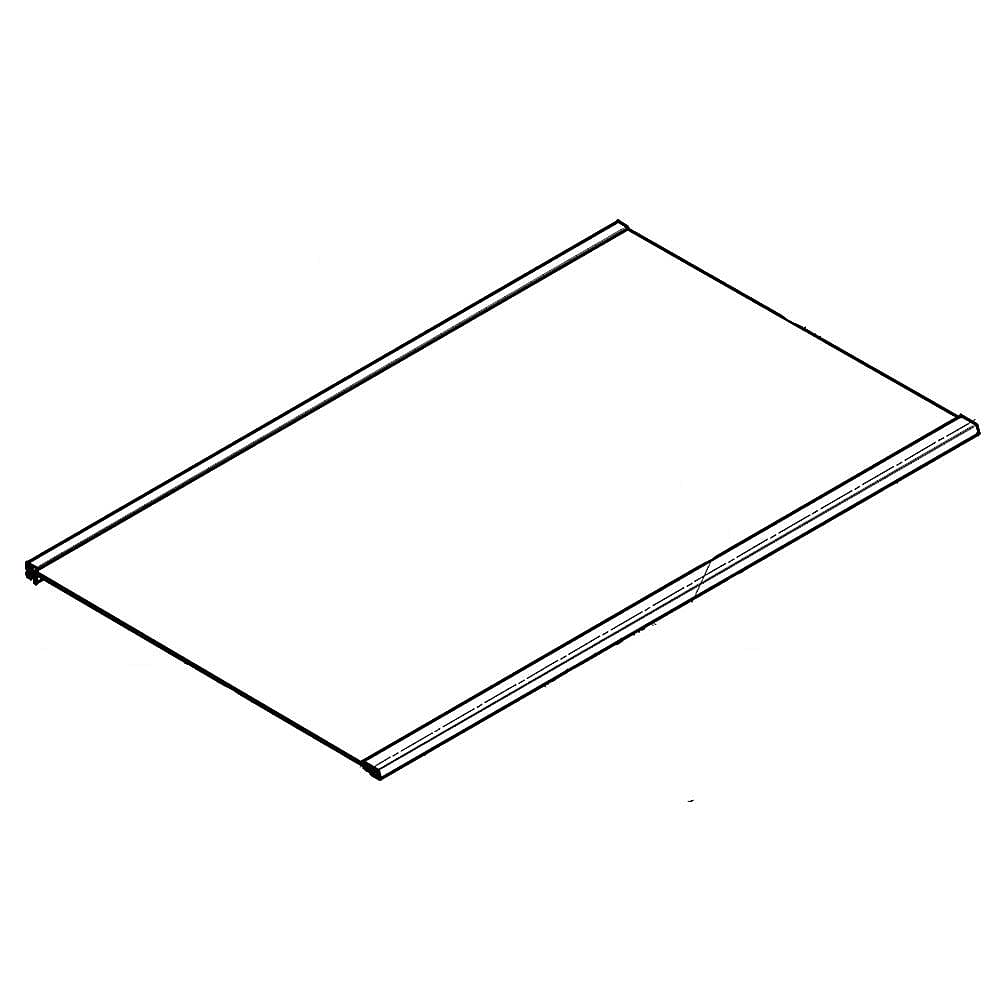 Part #acq89579314, Refrigerator Crisper Drawer Cover Assembly / 35.10 x 20.30 x 8.00