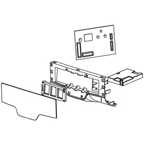 Refrigerator Dispenser Control Board And Panel Assembly ACQ89929109