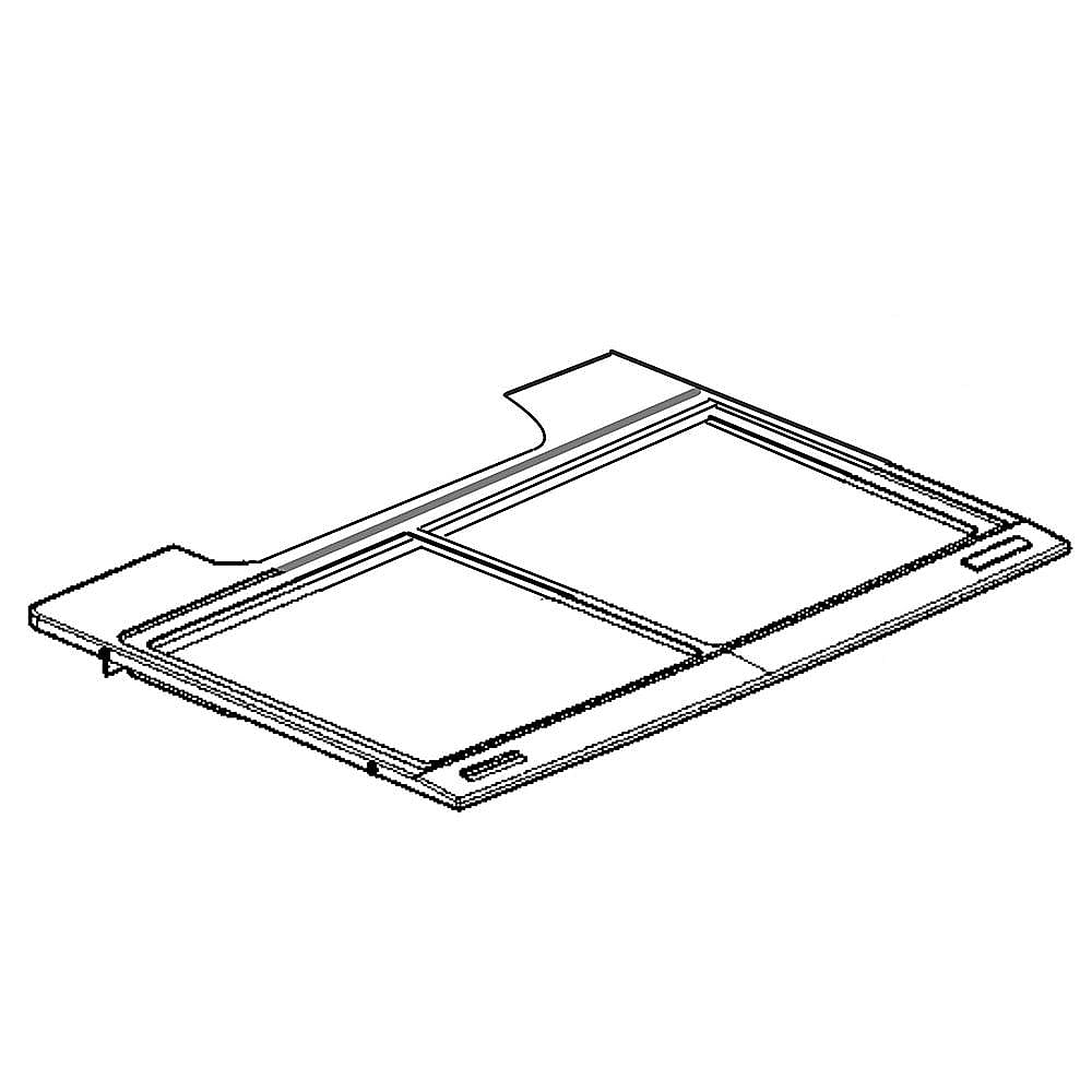 Part #acq89939701, Kenmore Refrigerator Crisper Drawer Cover Frame