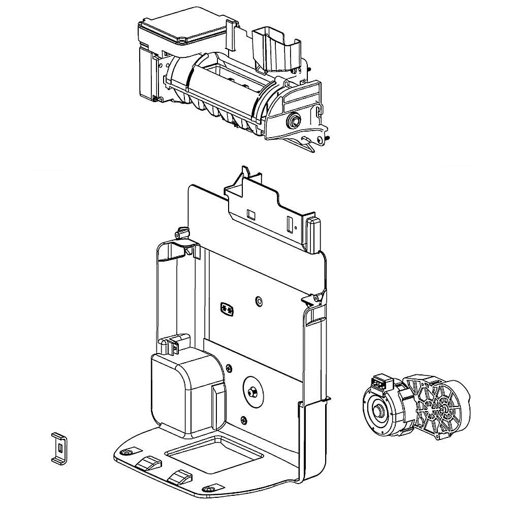 Part #acz74390702, Lg Refrigerator Ice Maker And Auger Motor Assembly