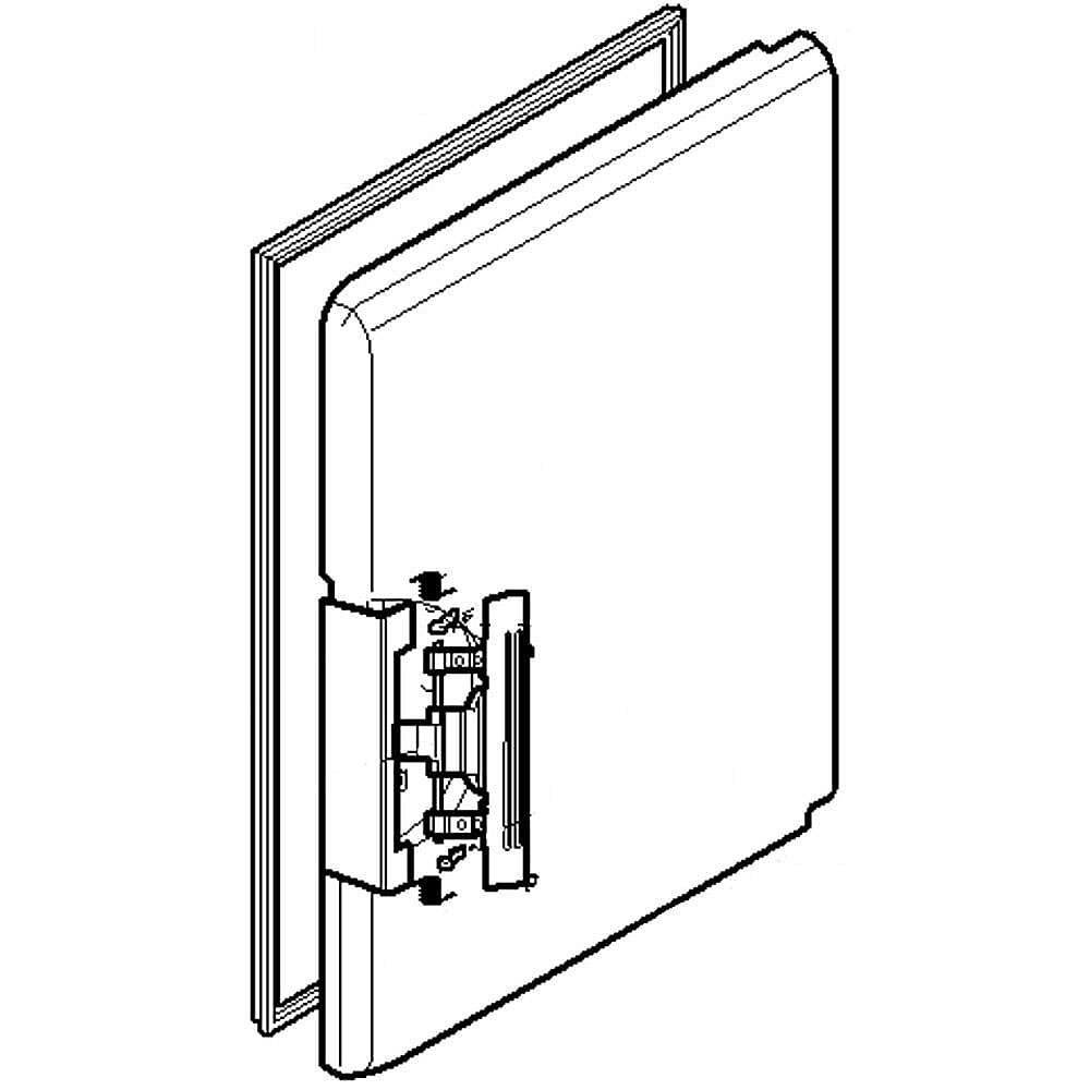 Photo of LG Part #adc33751130, Refrigerator Door Assembly from Repair Parts Direct