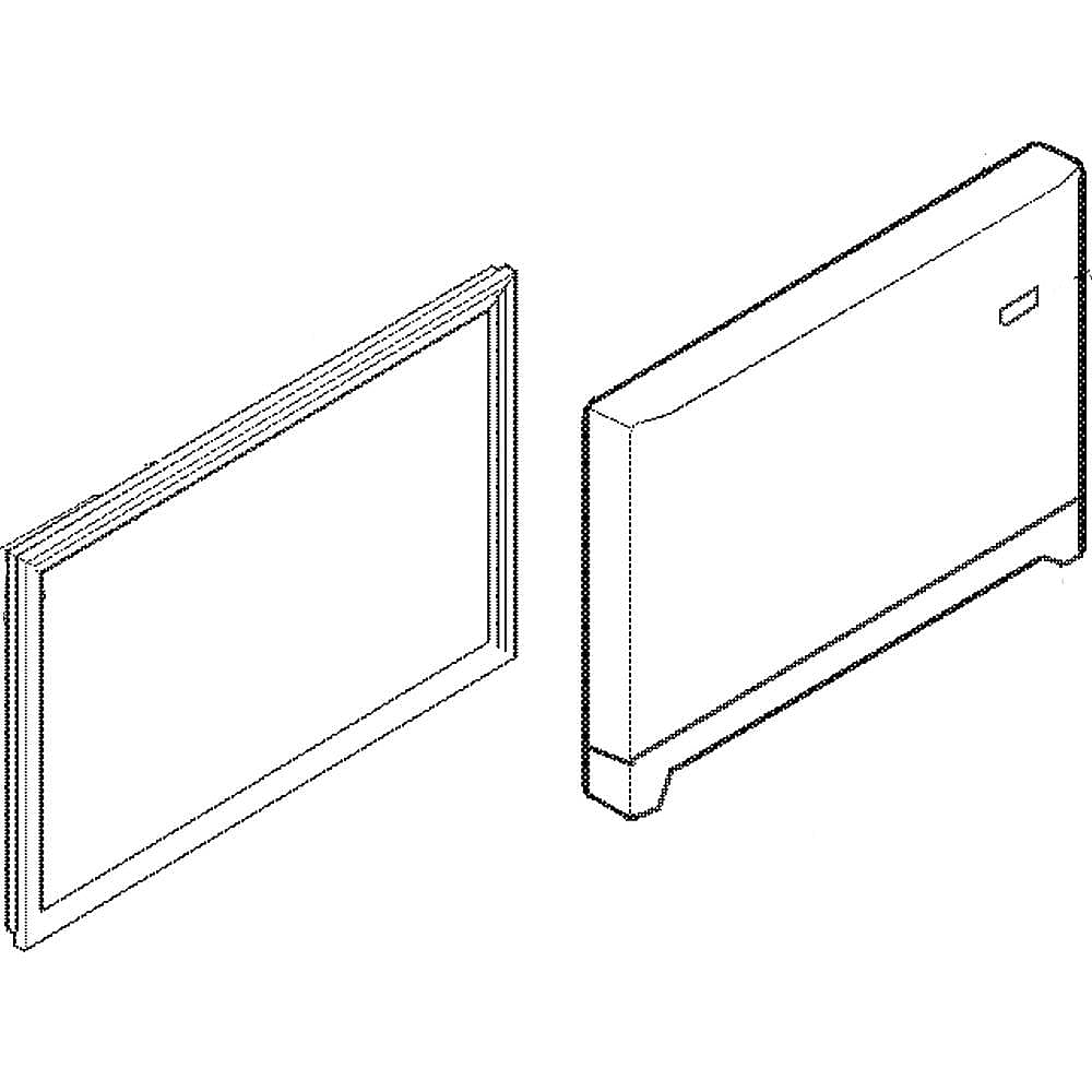 Photo of GE Part #adc71006712, Lg Refrigerator Freezer Door Assembly from Repair Parts Direct