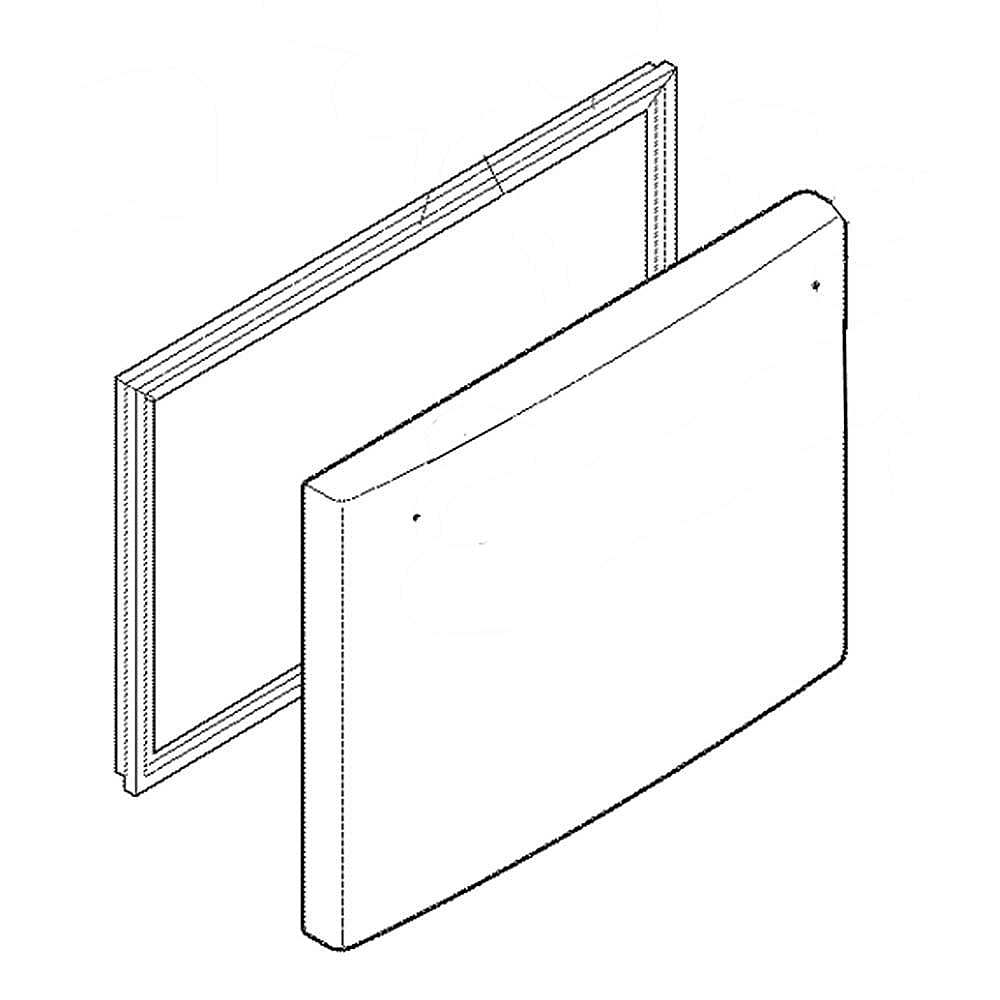 Photo of GE Part #adc73046222, Refrigerator Freezer Door Assembly from Repair Parts Direct