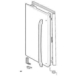 Refrigerator Door Assembly, Left ADC73886044