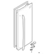 Refrigerator Door Assembly, Right for LG LFC28768ST/00 - Part ADC73905635