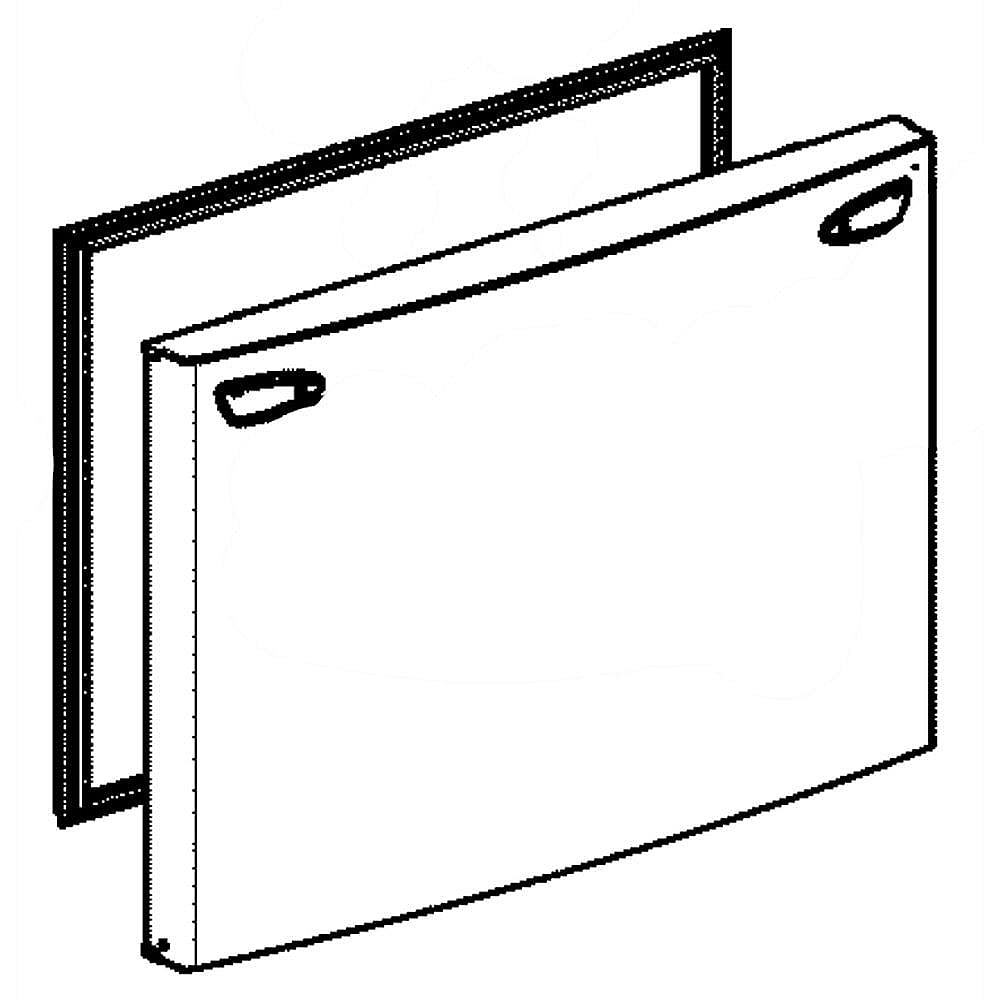 Kenmore Part #adc73928120, Refrigerator Freezer Door Assembly