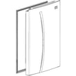 Refrigerator Door Assembly for Kenmore Elite 79578024310 - Part ADC74207225