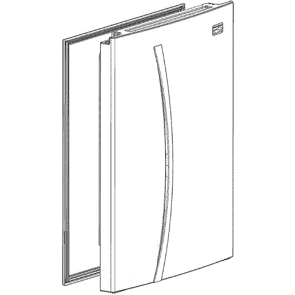 Photo of GE Part #adc74207226, Refrigerator Door Assembly from Repair Parts Direct