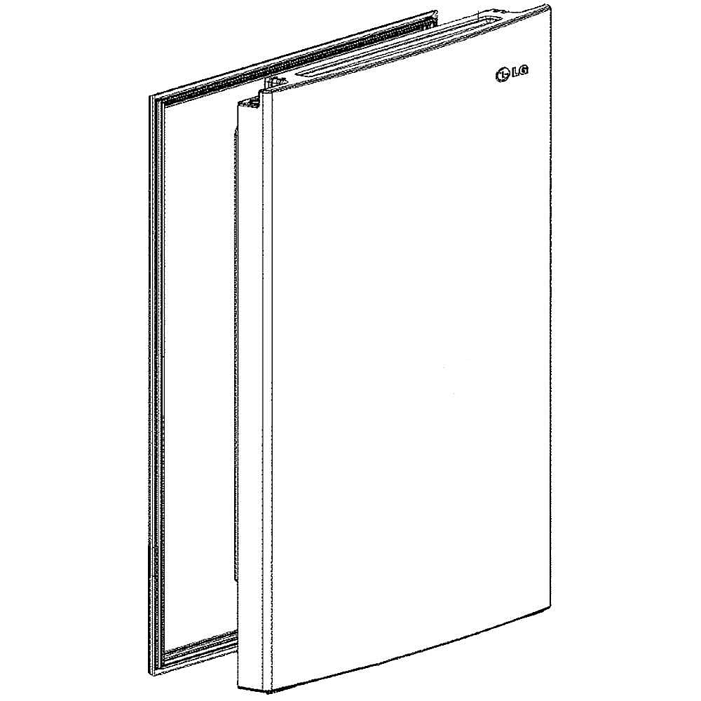 Photo of GE Part #adc74207247, Refrigerator Door Assembly from Repair Parts Direct