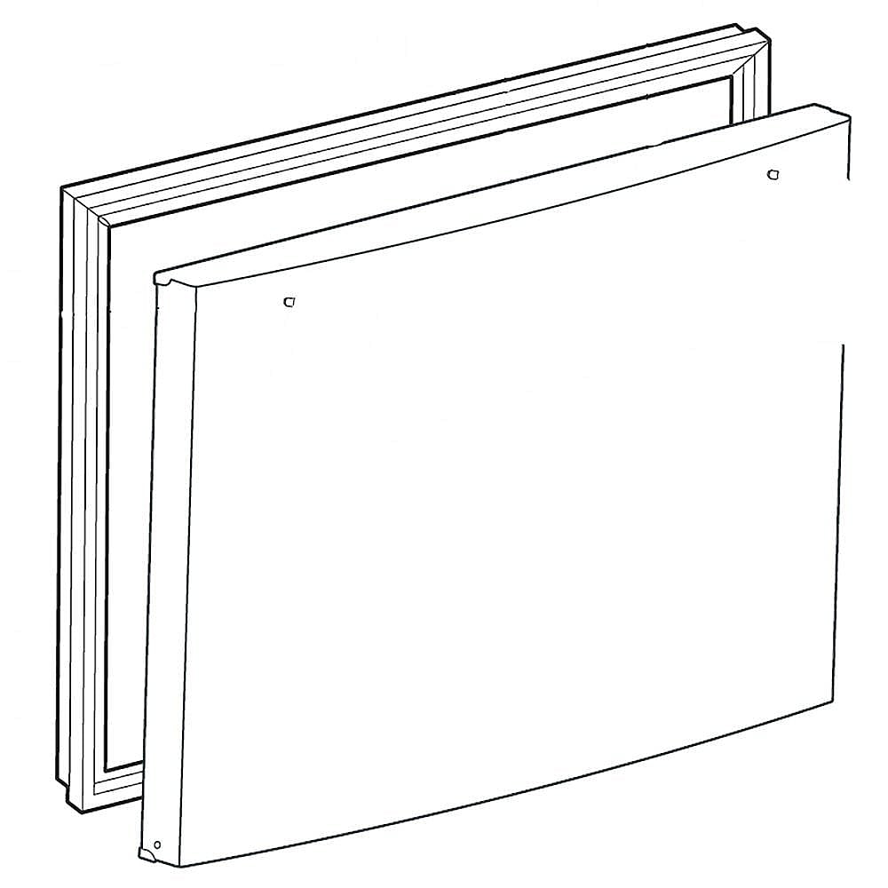 Photo of GE Part #adc74207305, Refrigerator Freezer Door Assembly from Repair Parts Direct