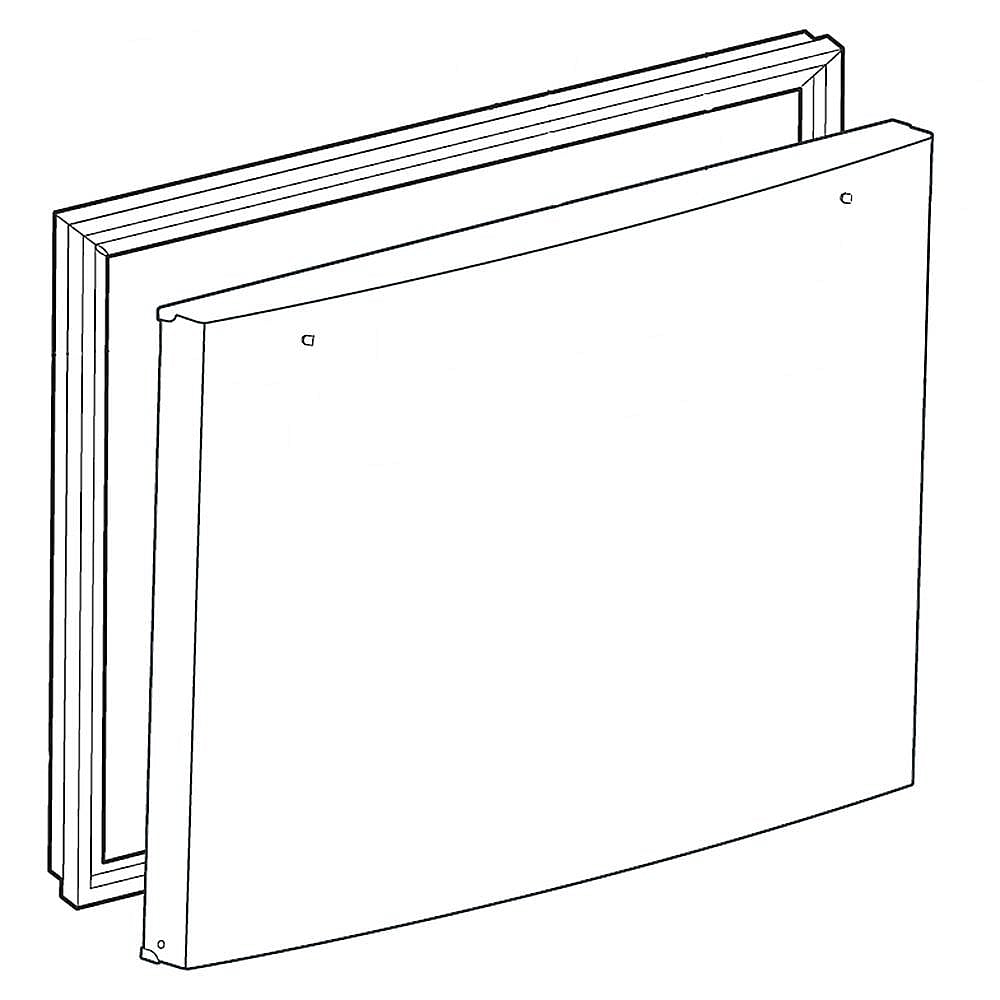 Kenmore Elite Part #adc74207317, Refrigerator Freezer Door Assembly | 36.00 x 30.00 x 9.00