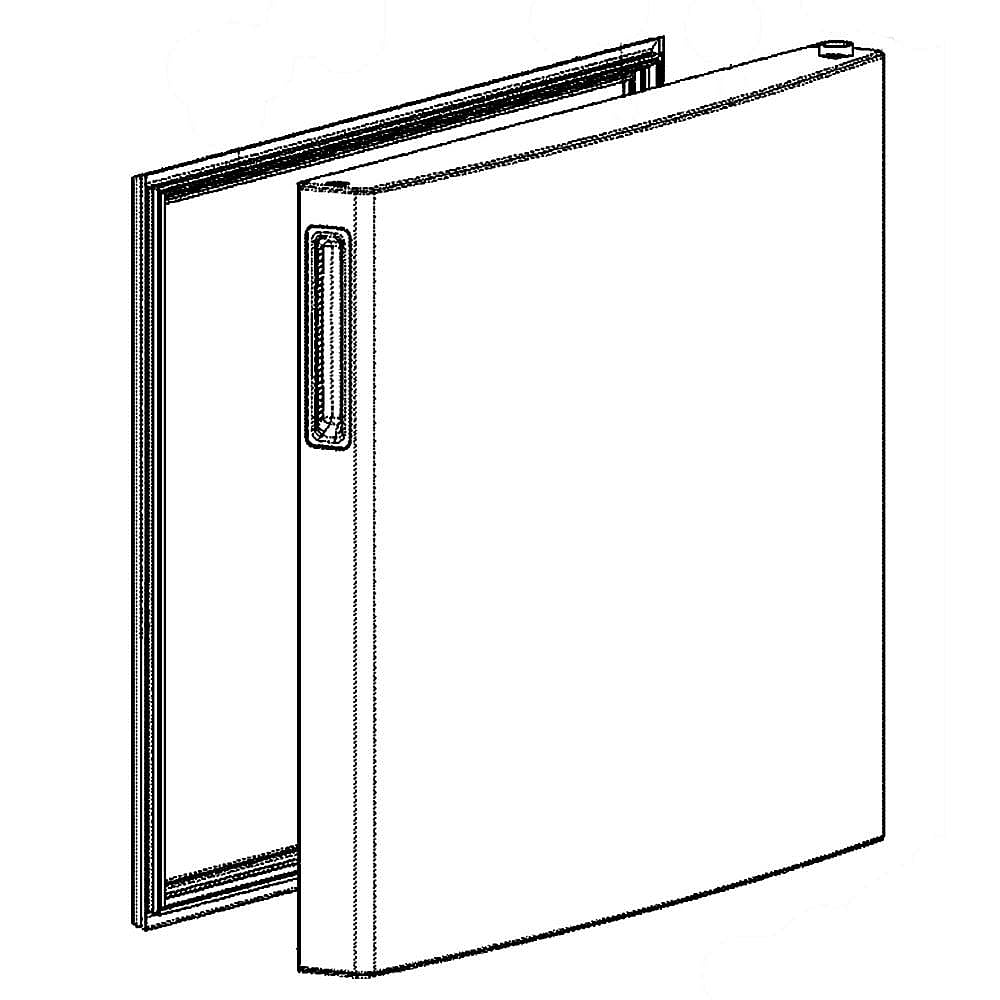 Kenmore Elite Part #adc74207321, Refrigerator Freezer Door Assembly