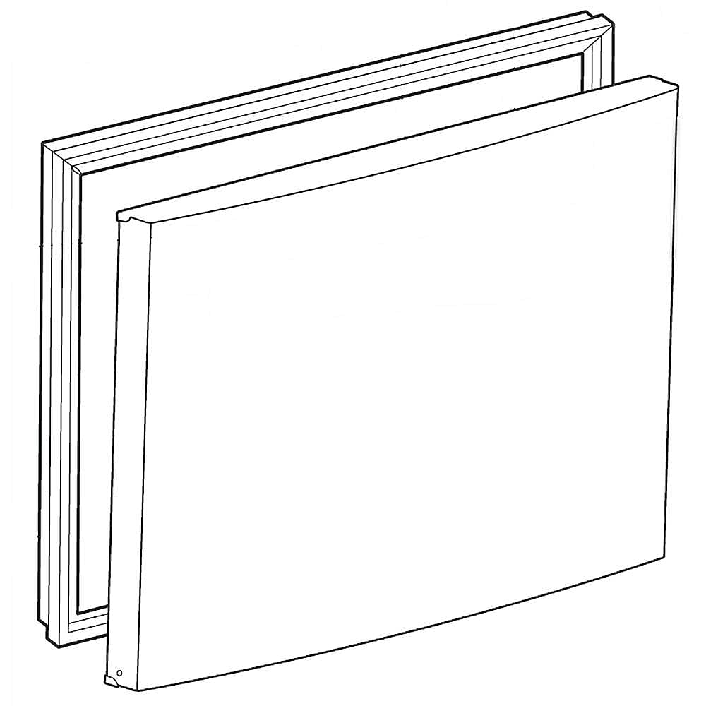 Photo of GE Part #adc74207355, Refrigerator Freezer Door Assembly from Repair Parts Direct
