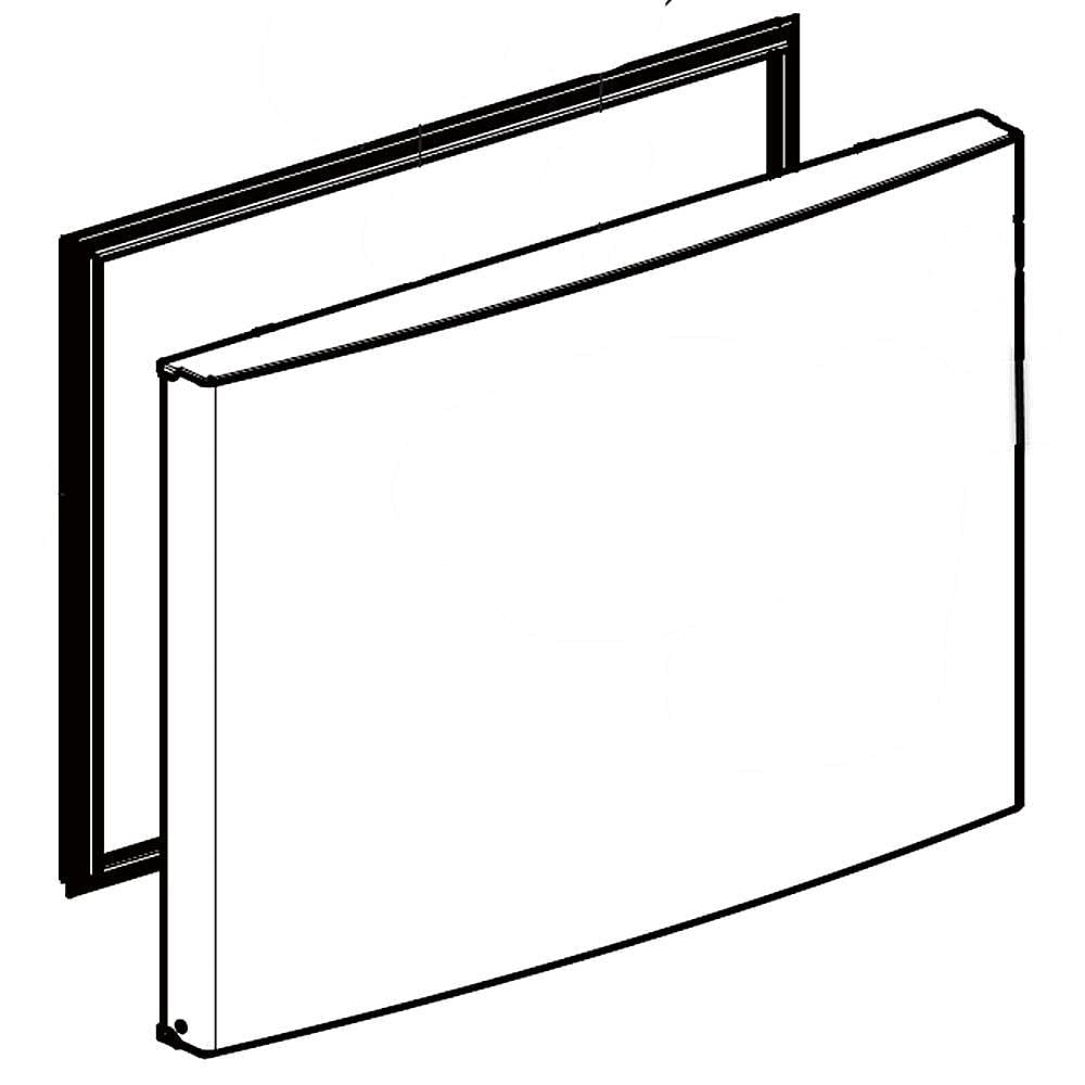 Photo of GE Part #adc74207359, Refrigerator Freezer Door Assembly from Repair Parts Direct
