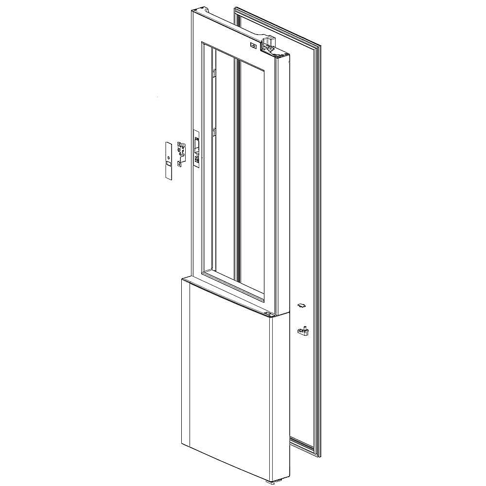 Photo of GE Part #adc74646333, Refrigerator Door Assembly from Repair Parts Direct