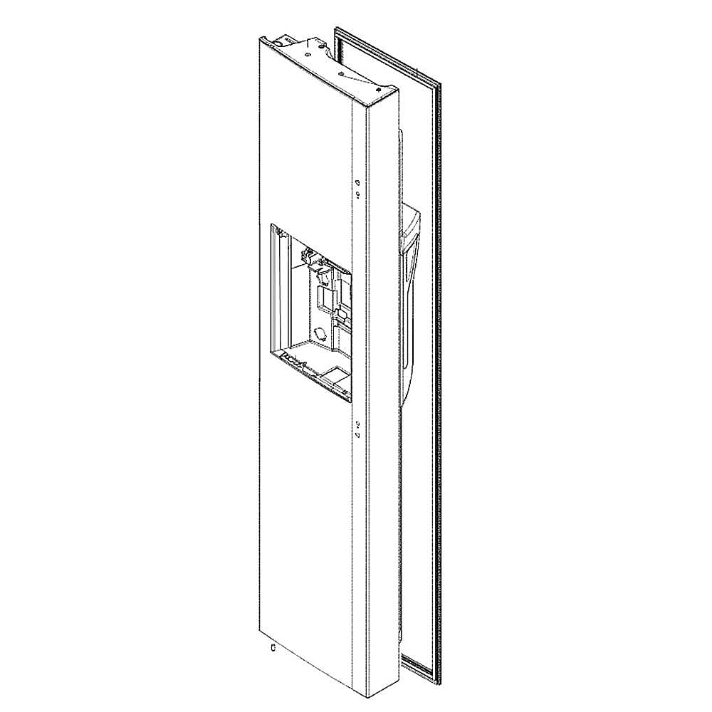 Kenmore Part #adc74646422, Refrigerator Freezer Door Assembly