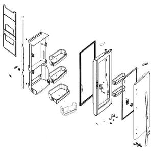 Refrigerator Door Assembly, Right ADC74665808