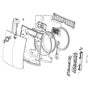 Refrigerator Door Assembly ADC75446402