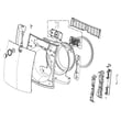 Refrigerator Door Assembly for LG DLEX9000V/00 - Part ADC75446402
