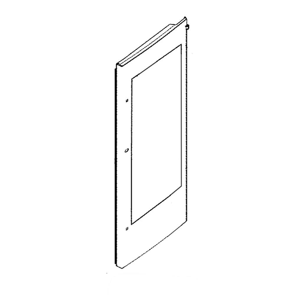 Part #adc75586104, Refrigerator Convenience Door Outer Panel Assembly / 47.33 x 24.67 x 9.67