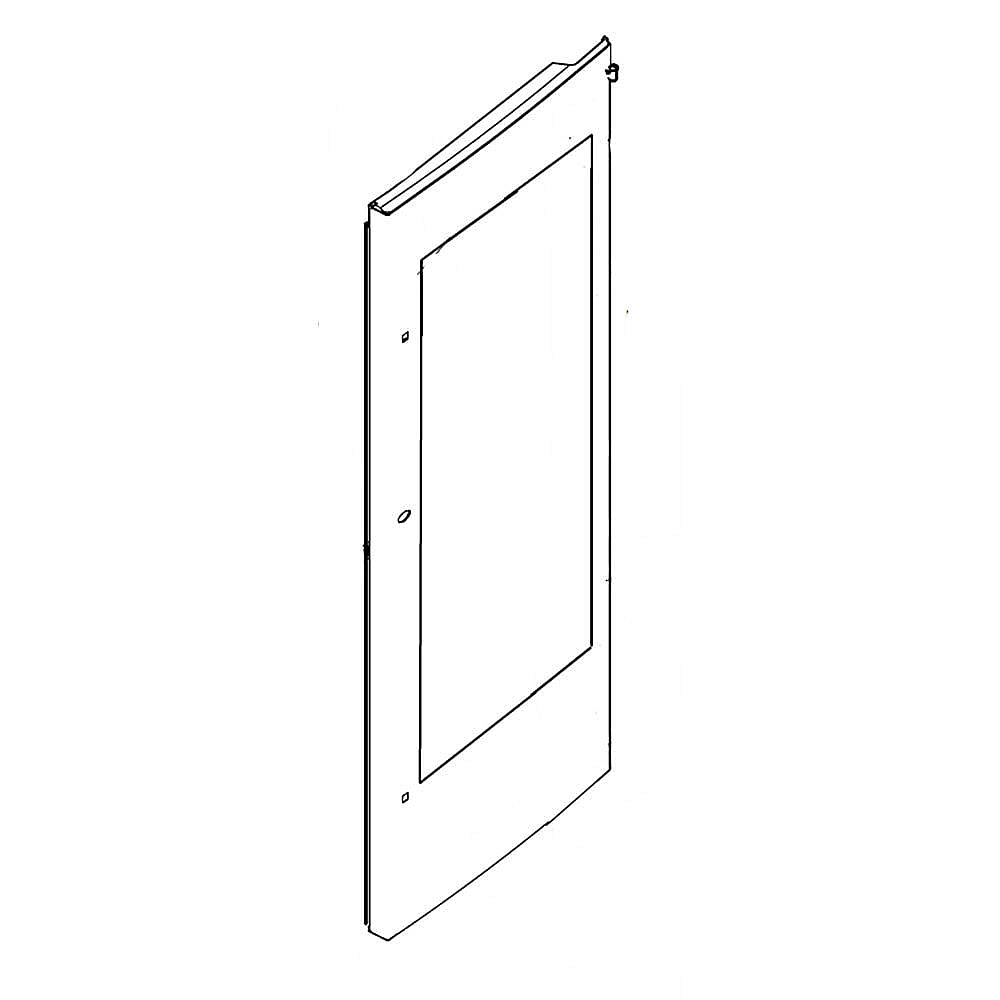 Part #adc76265705, Lg Refrigerator Convenience Door Outer Panel Assembly | 47.93 x 24.69 x 9.91