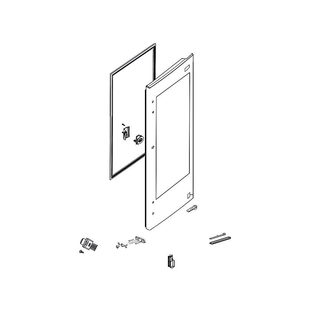 Part #adc76265713, Refrigerator Convenience Door Assembly / 48.00 x 10.00 x 28.00