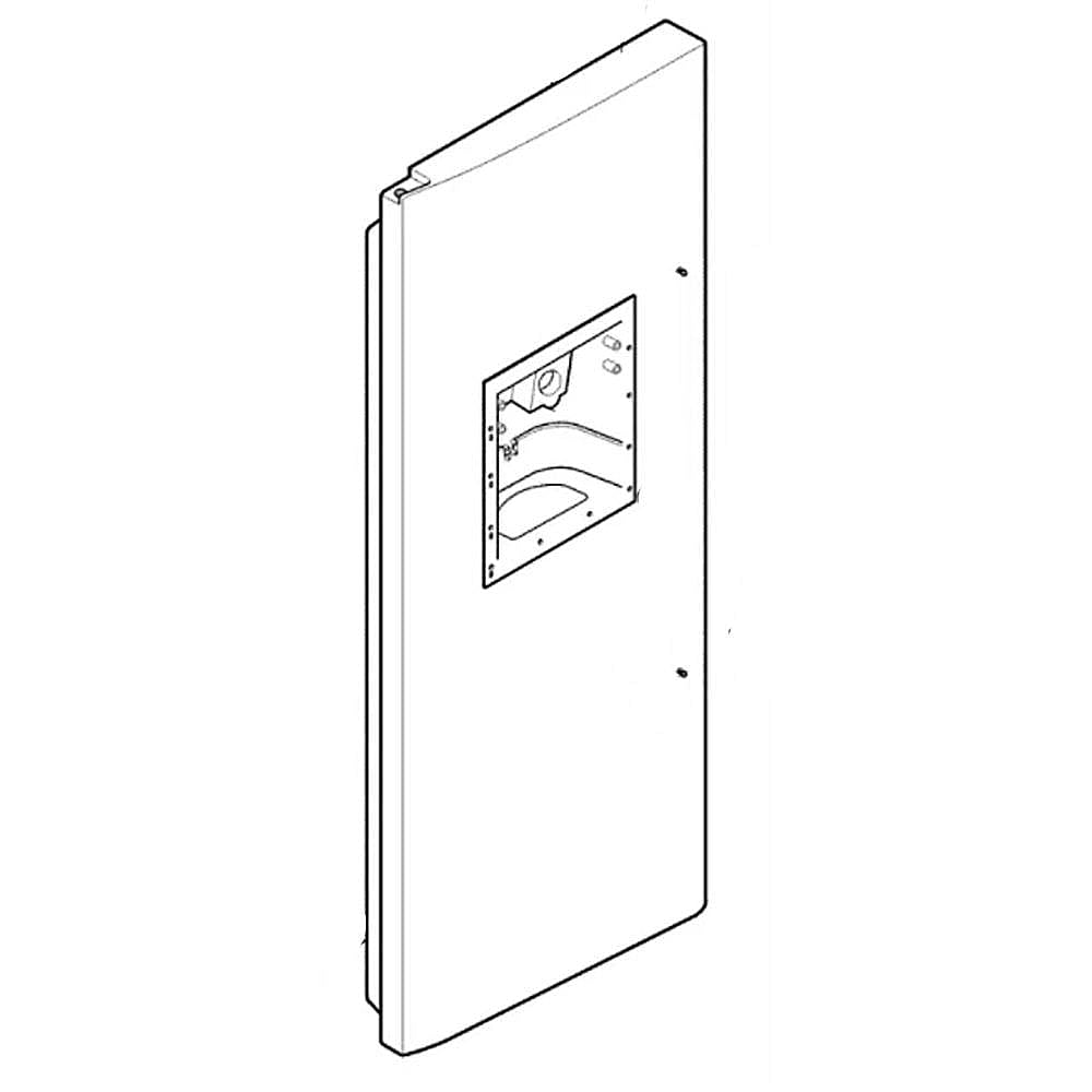Photo of LG Part #add30170692, Refrigerator Freezer Door Assembly | 72.86 x 20.29 x 16.00 from Repair Parts Direct