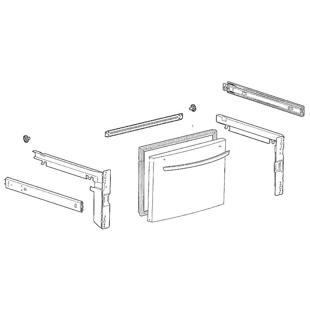 Photo of GE Part #add36429936, Refrigerator Freezer Door Assembly | 36.00 x 30.50 x 8.00 from Repair Parts Direct
