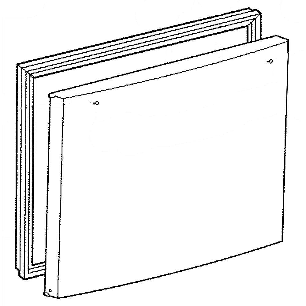 Photo of LG Part #add73655910, Refrigerator Freezer Door Assembly | 40.00 x 30.00 x 9.50 from Repair Parts Direct