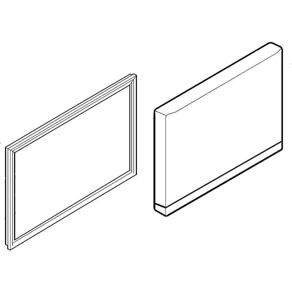 Photo of LG Part #add73697318, Refrigerator Freezer Door Assembly | 36.17 x 30.20 x 9.10 from Repair Parts Direct