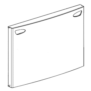 Lg Refrigerator Freezer Door Assembly (black Stainless) (replaces Adc73928125) ADD73719019