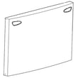 Refrigerator Freezer Door Assembly (replaces ADC73928134, ADC73928138, ADD73719010, ADD73719017)