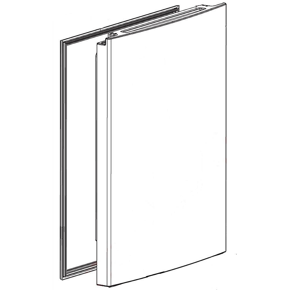 Photo of GE Part #add73955824, Refrigerator Door Assembly from Repair Parts Direct