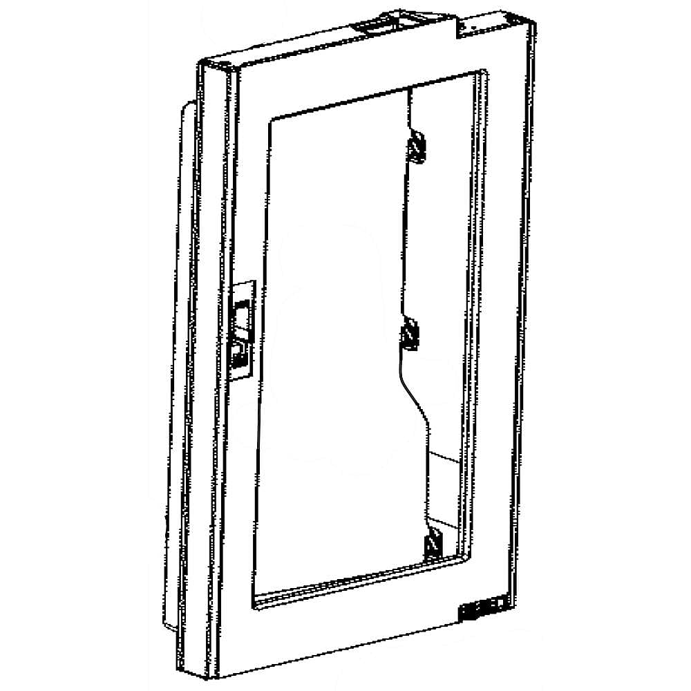 Part #add74236301, Refrigerator Convenience Door Outer Panel Assembly