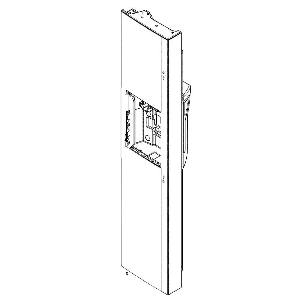 Part #add74296406, Kenmore Refrigerator Freezer Door Assembly / 71.00 x 23.00 x 14.50