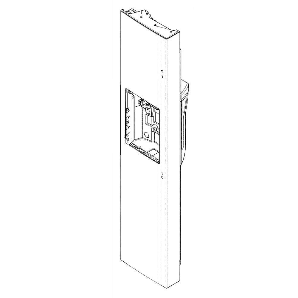 Photo of LG Part #add74296433, Refrigerator Freezer Door Assembly | 73.00 x 20.14 x 16.14 from Repair Parts Direct